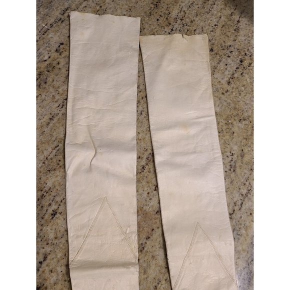 Vintage Antique? Size XS 6 Ivory 26" Long Formal Opera Gloves France Buttons - Picture 6 of 16